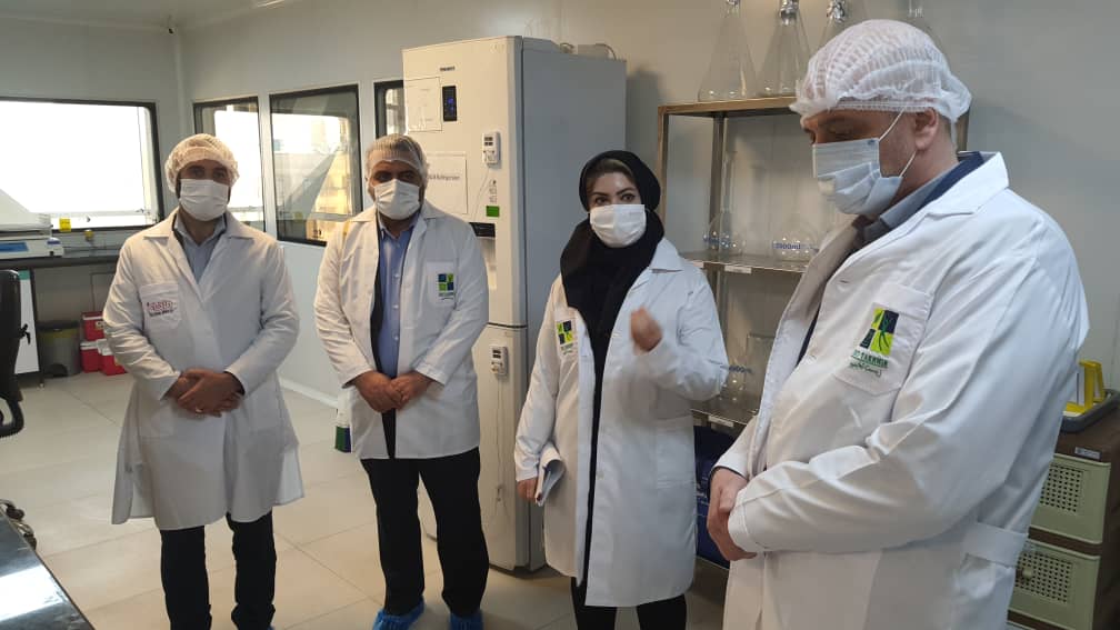 بازدید فرماندار پردیس از مجموعه دانش بنیان زیست تخمیر در پارک فناوری پردیس