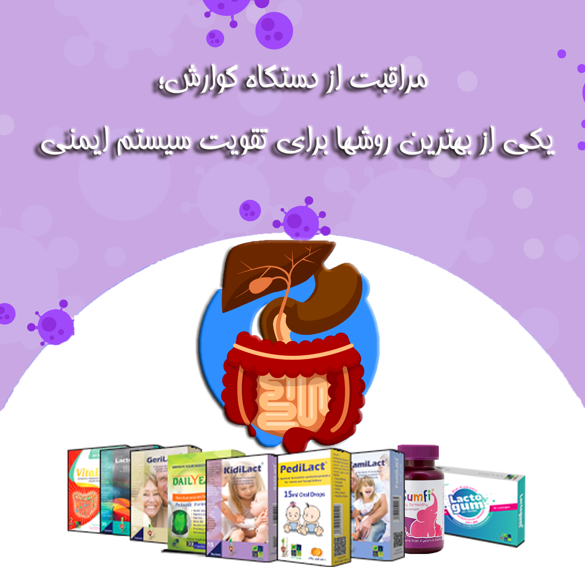 مراقبت از دستگاه گوارش و کمک به تقویت سیستم ایمنی